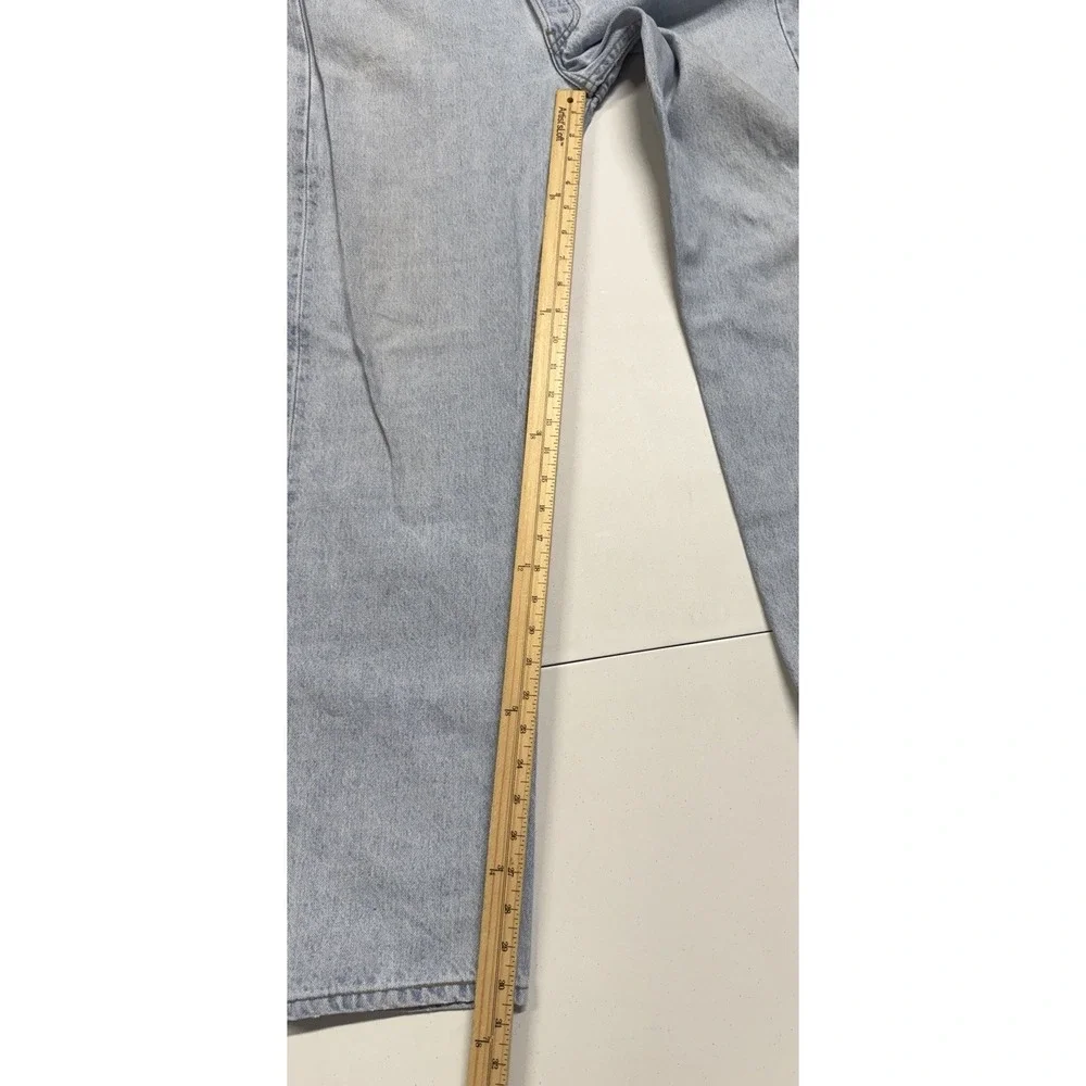 Vtg Levi's 501 Jeans Men's Fits 32x30.5 Light Wash Made In USA (tagged 34x32)